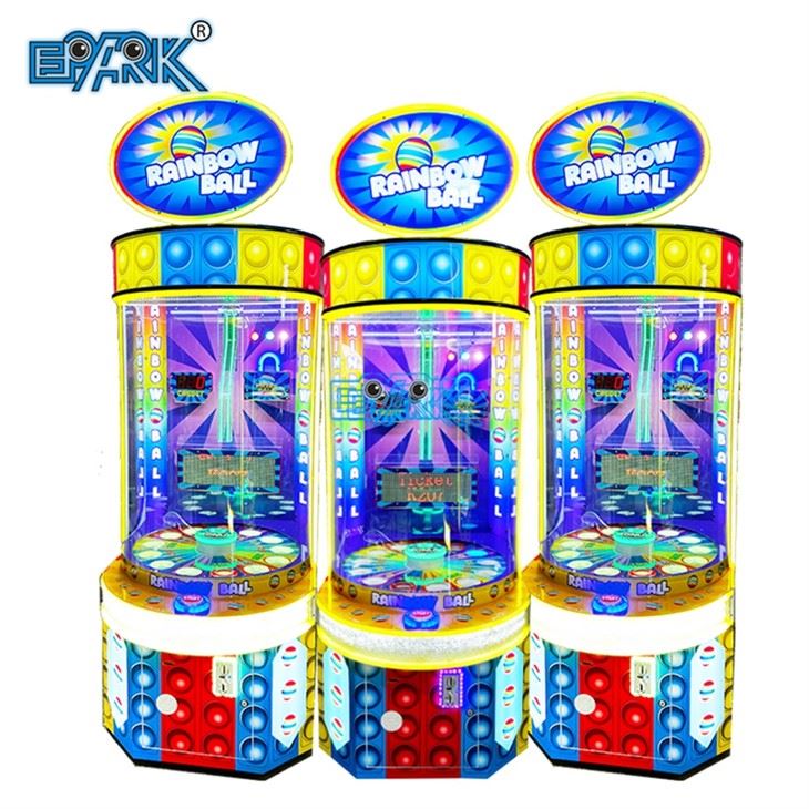 Rainbow Ball Ticket Redemption Arcade Game Machine